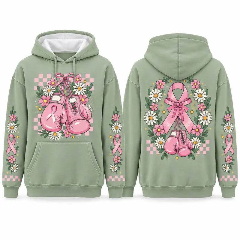 Together We Fight Breast Cancer Awareness Hoodie