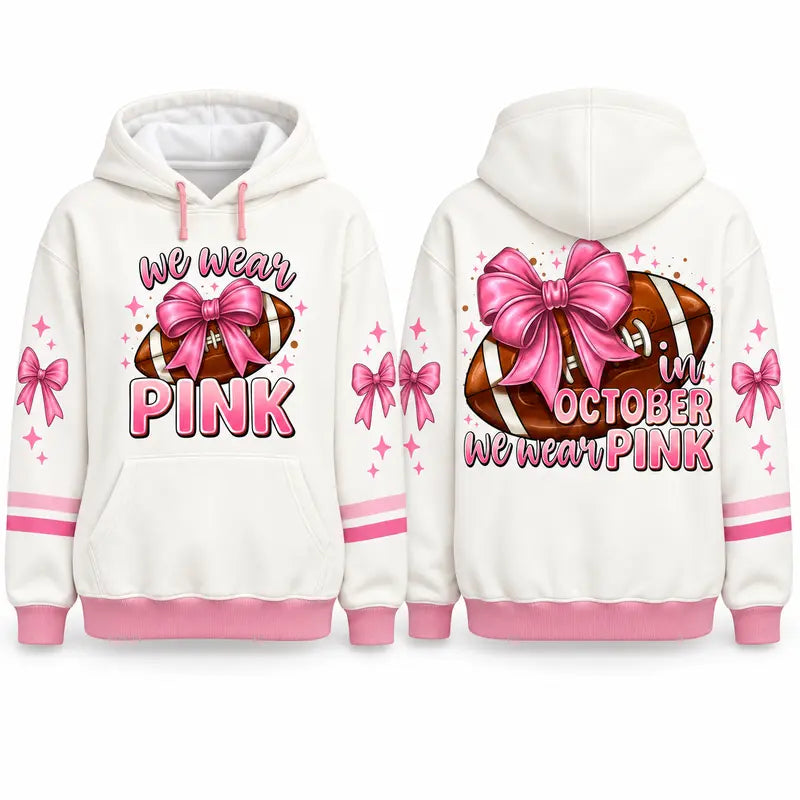 Pink Out Tackle Cancer Hoodie