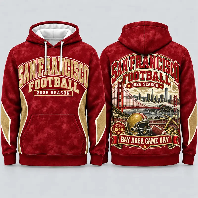 Game Day City Football Hoodie – Retro Helmet Graphic, 32 City Styles