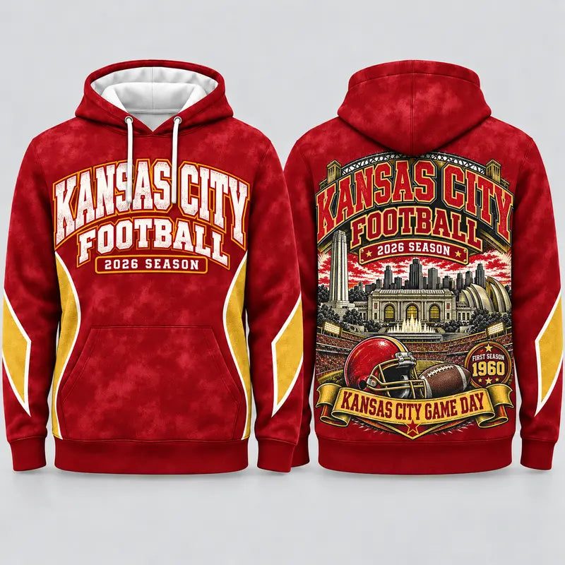 Game Day City Football Hoodie – Retro Helmet Graphic, 32 City Styles