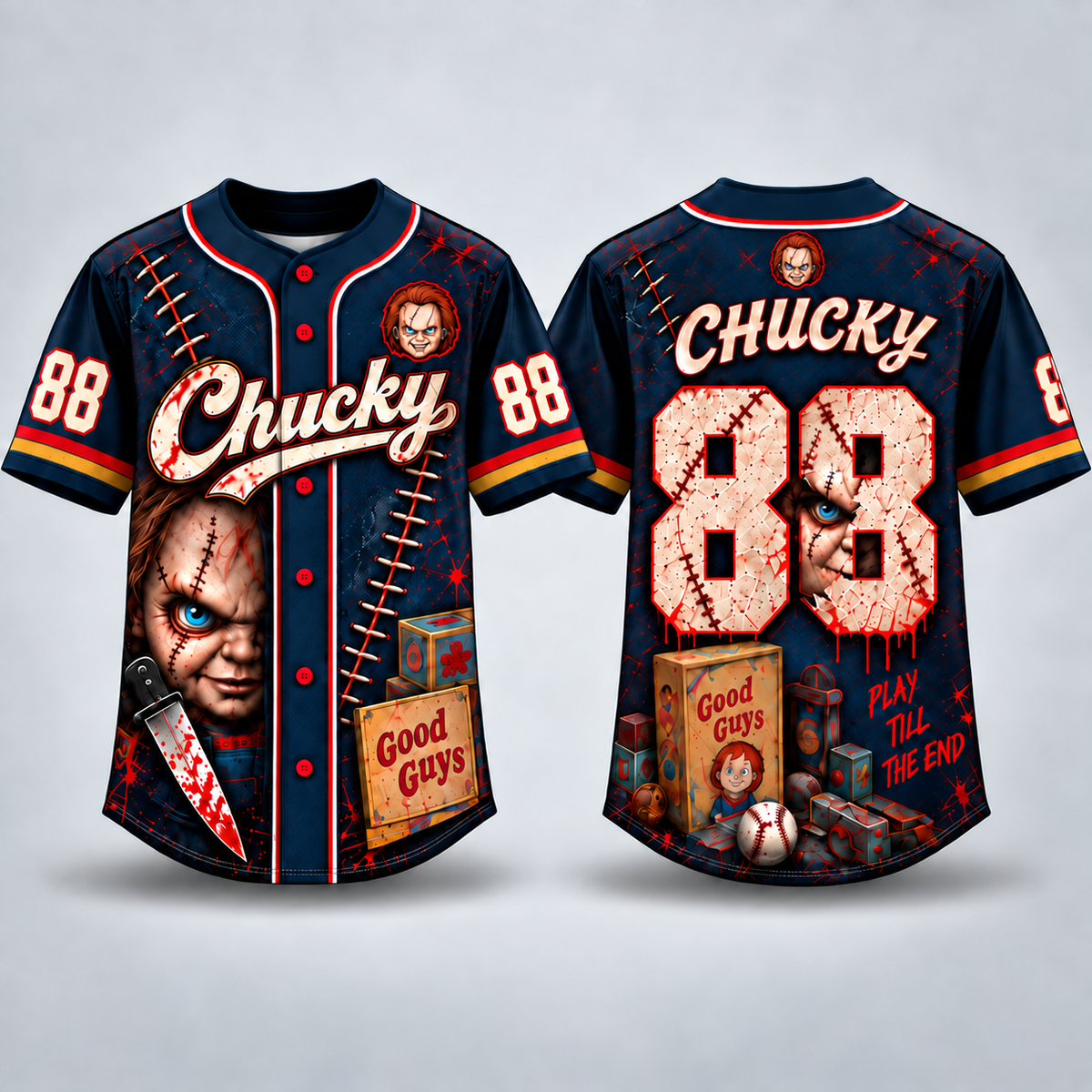 Horror Legends Baseball Jersey Collection
