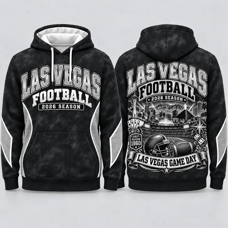 Game Day City Football Hoodie – Retro Helmet Graphic, 32 City Styles