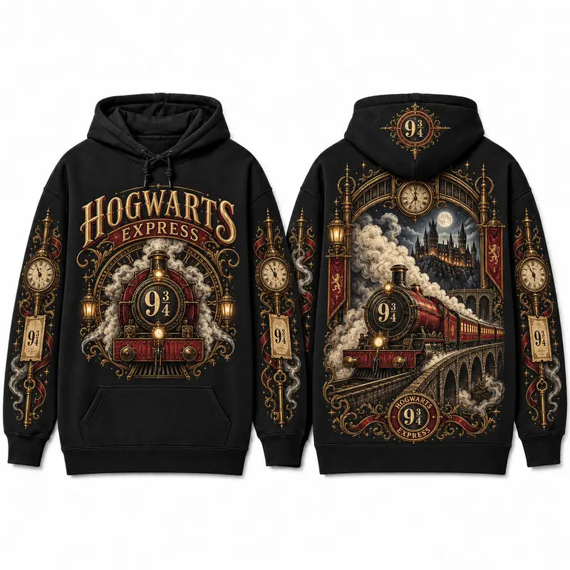 Harry Potter Hogwarts Graphic Pullover Hoodie