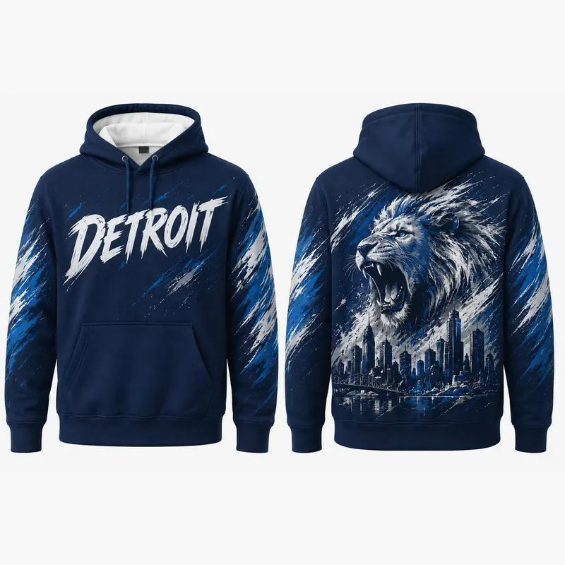 Football City Mascot Graphic Hoodie – Retro Game Day Fan Pullover