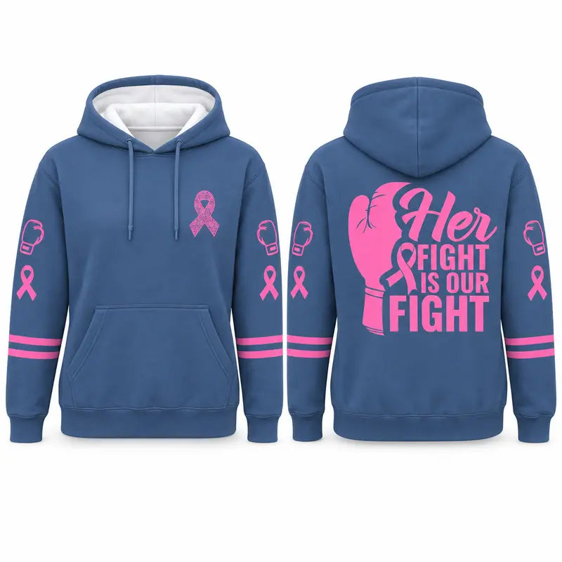 Together We Fight Breast Cancer Awareness Hoodie