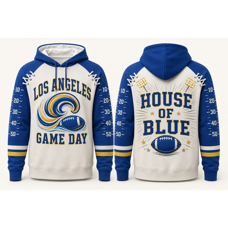 Football Game Day Hoodie Collection – Vintage City & Mascot Graphic Pullover for Football Fans