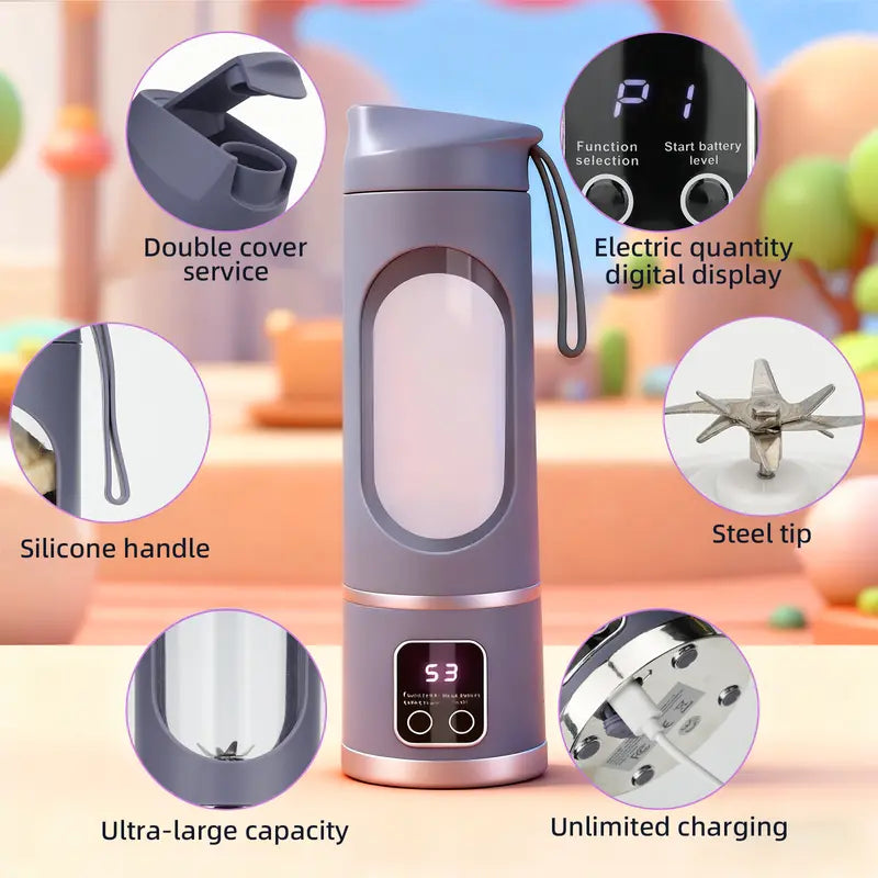 Portable USB Rechargeable Blender – Smoothie & Shake Maker