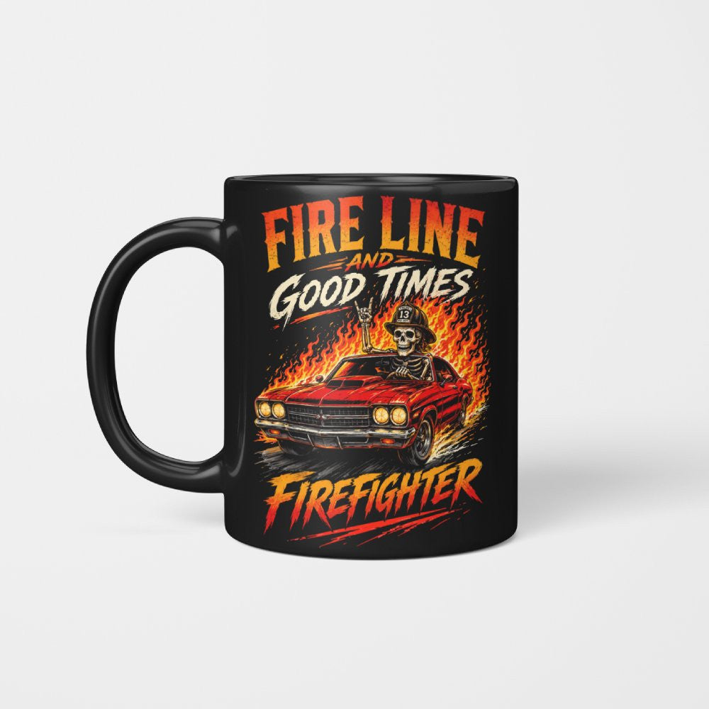 Fire Line Firefighter T-Shirt Hoodie & More