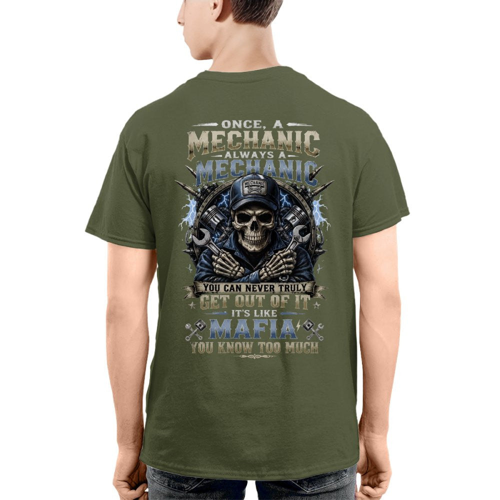 Always A Mechanic - Skull T-Shirt Hoodie & More