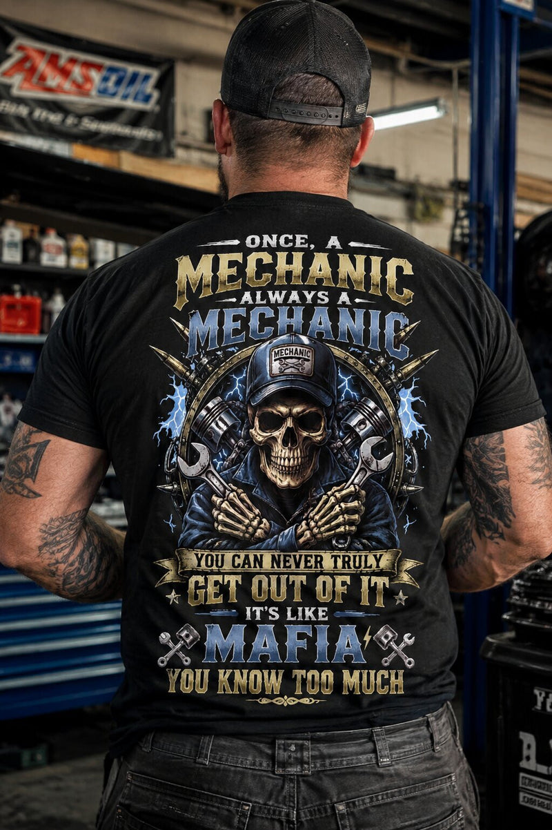 Always A Mechanic - Skull T-Shirt Hoodie & More