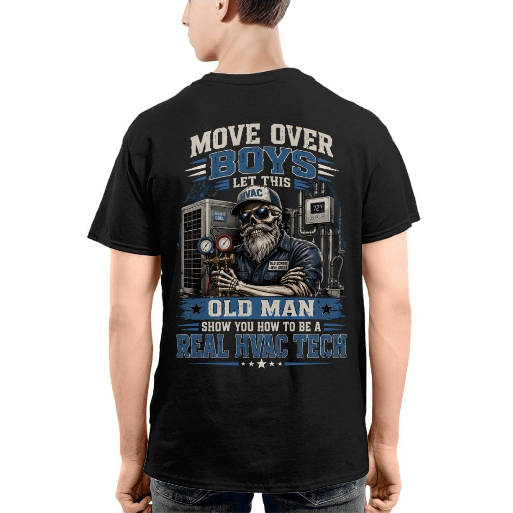 Move Over Boys Real HVAC Tech T-Shirt Hoodie & More