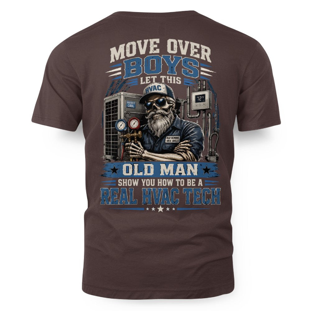 Move Over Boys Real HVAC Tech T-Shirt Hoodie & More