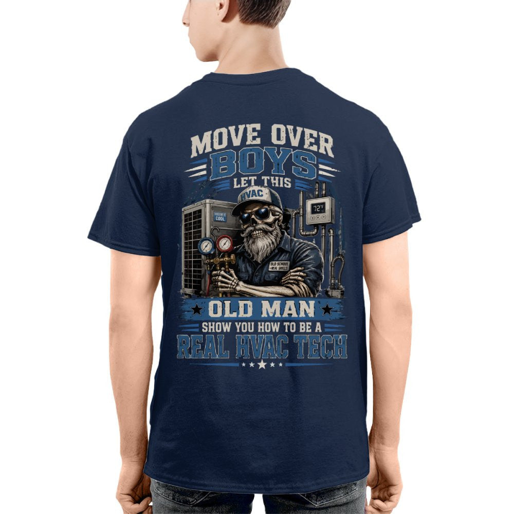 Move Over Boys Real HVAC Tech T-Shirt Hoodie & More
