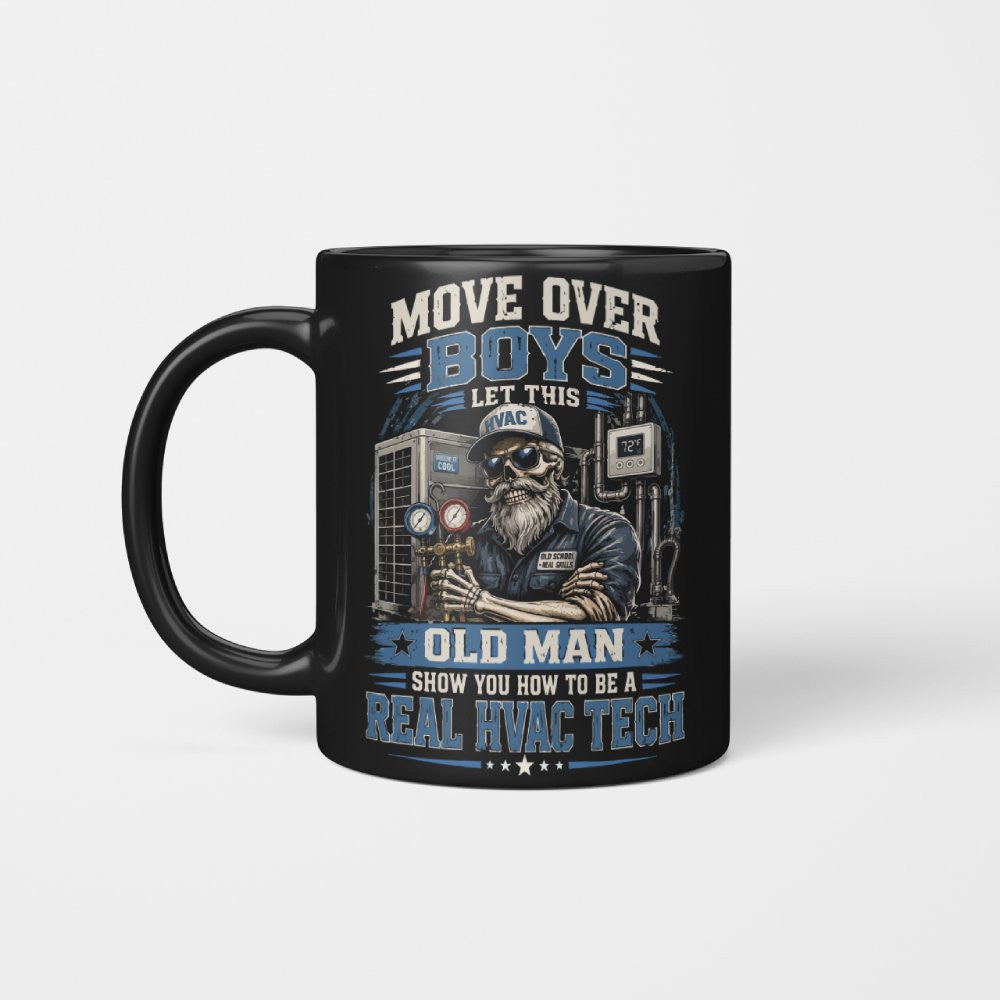 Move Over Boys Real HVAC Tech T-Shirt Hoodie & More