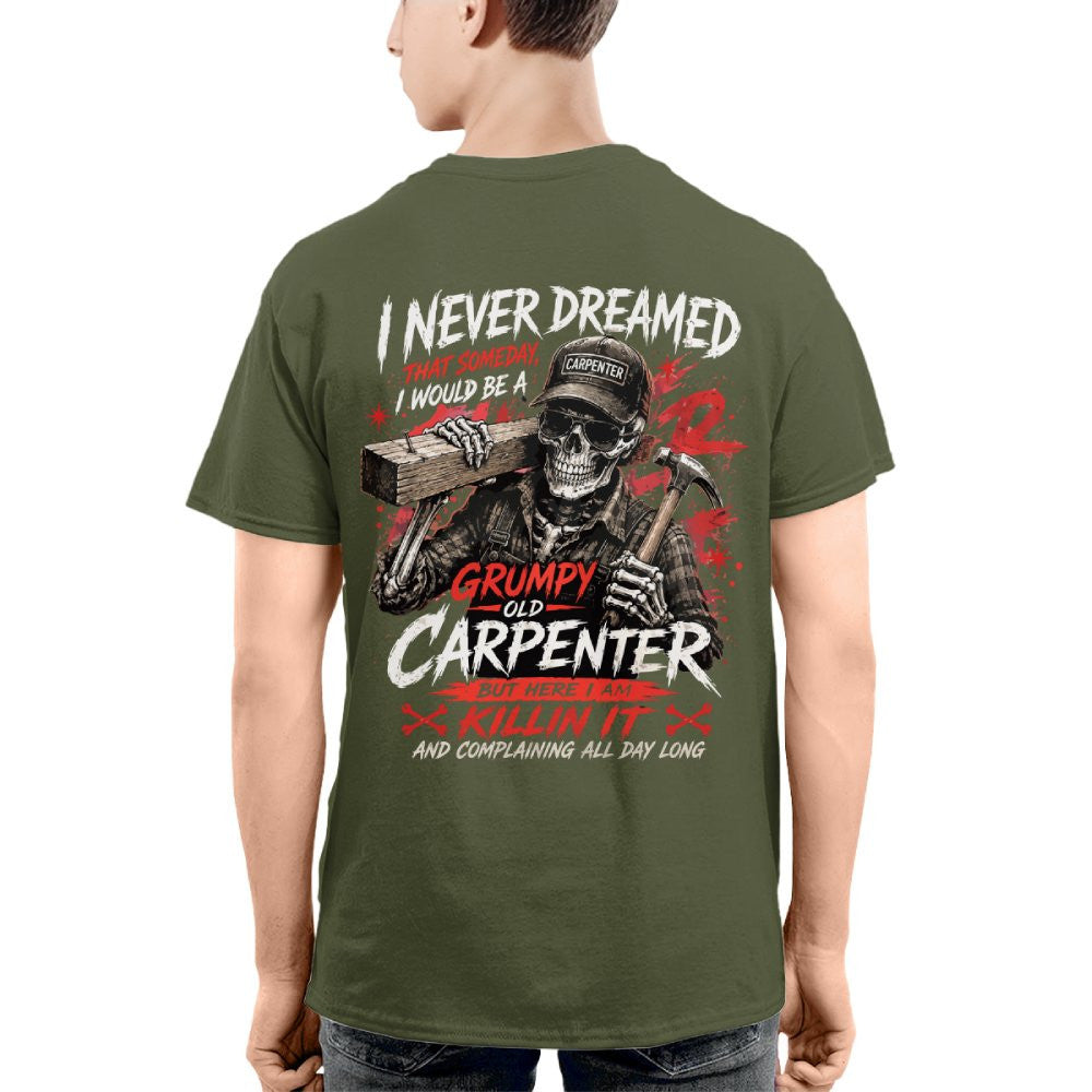 Grumpy Old Carpenter - T-Shirt Hoodie & More