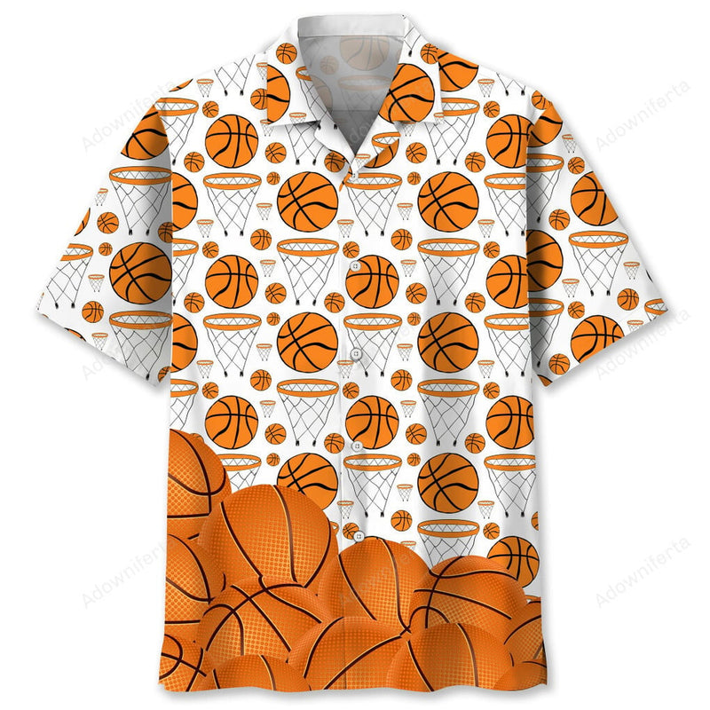 basketball lovers hawaiian shirt