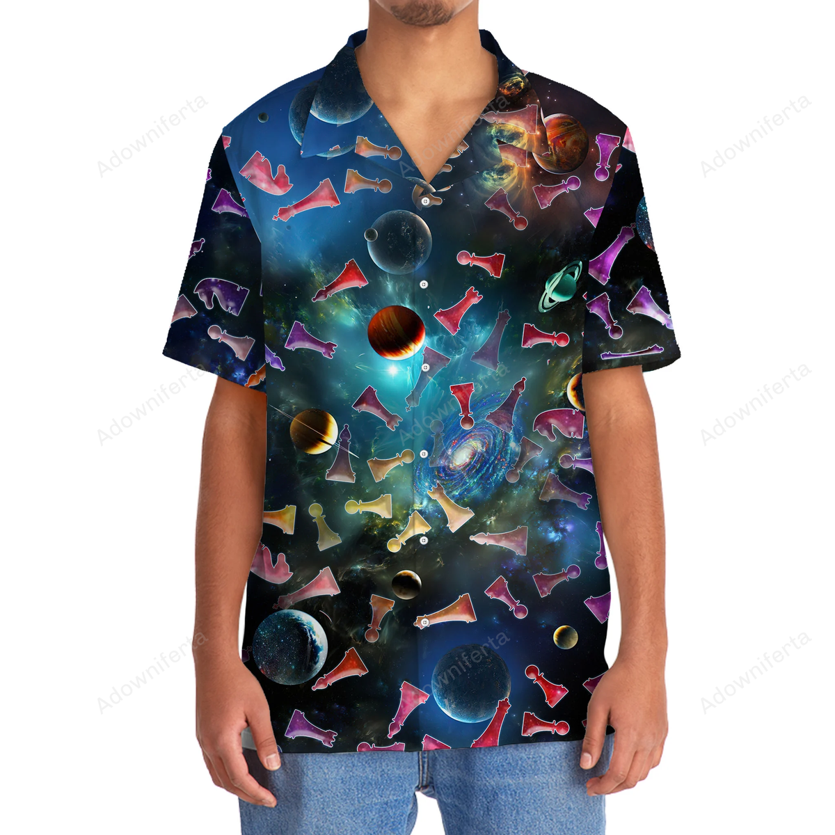 Chess Space Hawaiian Shirt