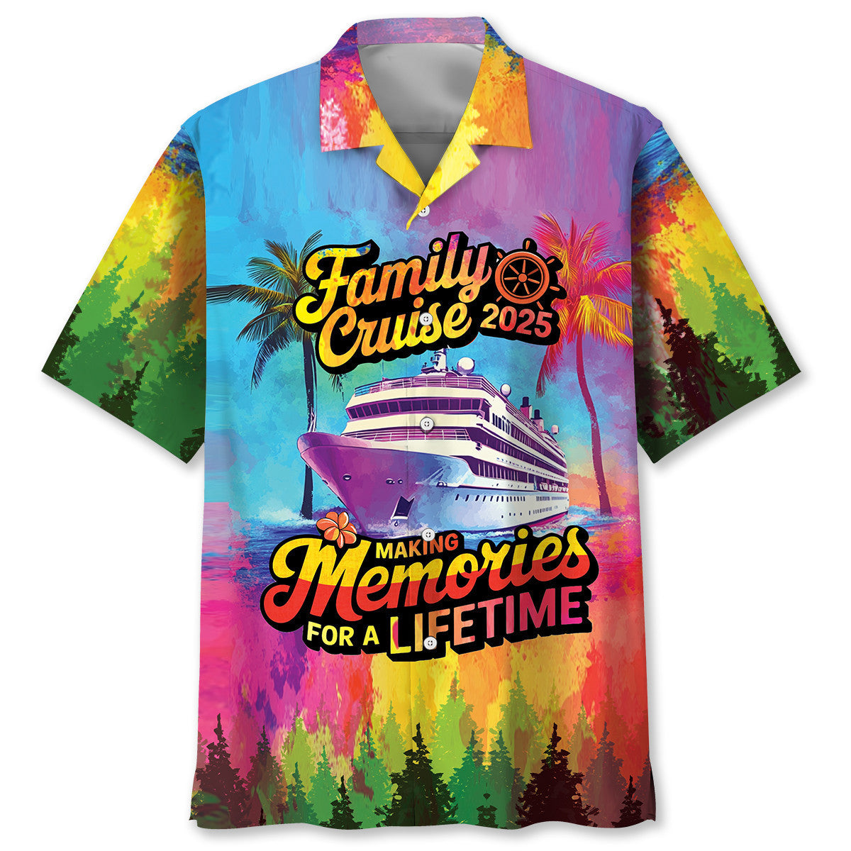 Family Cruise 2025 Making Memories For A Lifetime Hawaiian Shirt