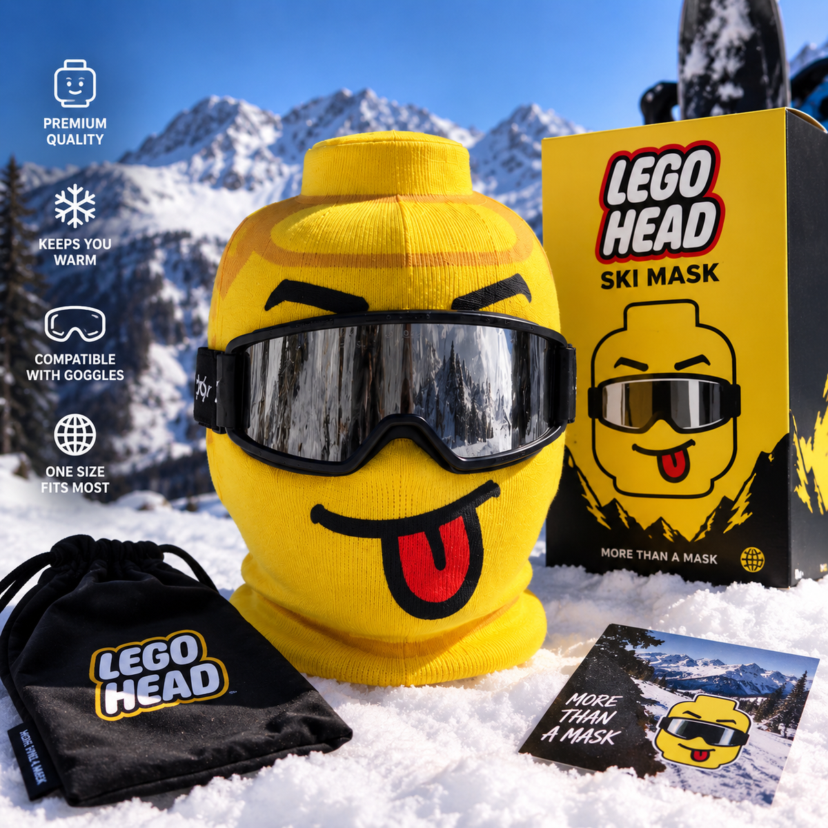 LegoHead Ski Mask