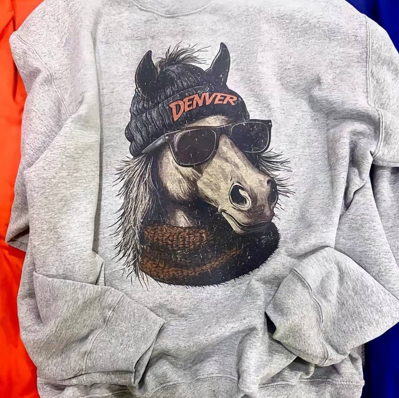Spirit Animal Football Graphic Sweatshirts City Animal Sports Pullover Game Day City Football Sweatshirt CaSual Game Home Town Pullover