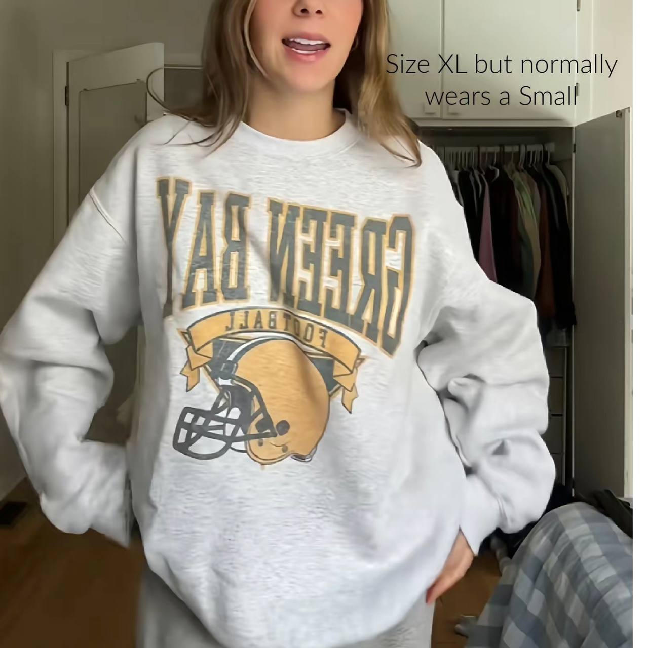 Vintage Football Sweatshirt Hometown Team Pullovers Sublimation Print Long Sleeve Casual Fabric Menswear Soft Cozy Retro Style Comfortable All-Season Wear Day Biker