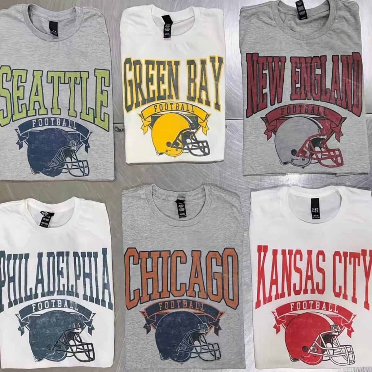 Vintage Football T-shirt Hometown Teams Tee Football Retro Tshirt Football Thowback Tee Buffalo Football Tshirt Kansas City football tee Dallas Football Throwback T-shirt San Francisco Tee Pittsburg Vintage Tshir