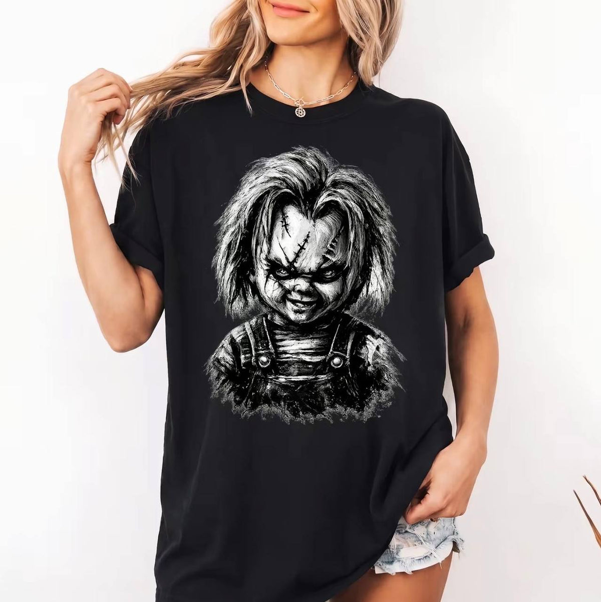 Vintage Horror Movie Character Shirt