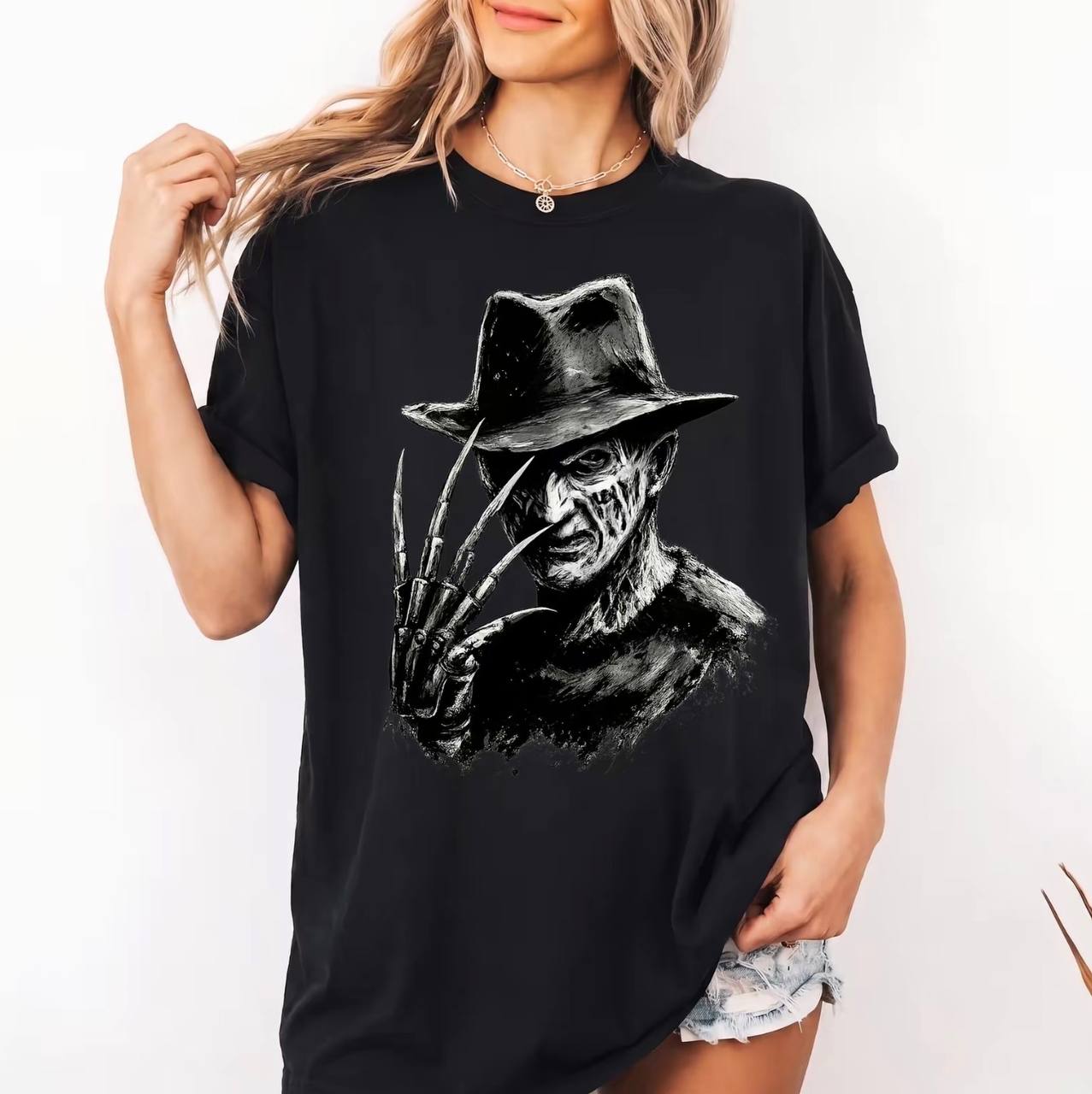 Vintage Horror Movie Character Shirt