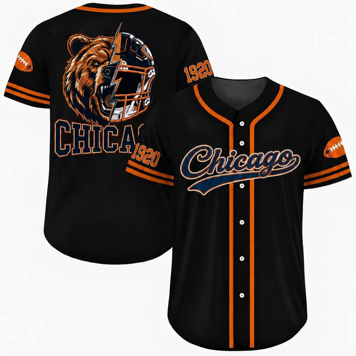 Football Team Baseball Jersey, Game Day Shirt for Football Lover