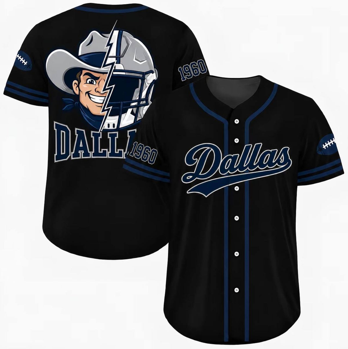 Football Team Baseball Jersey, Game Day Shirt for Football Lover