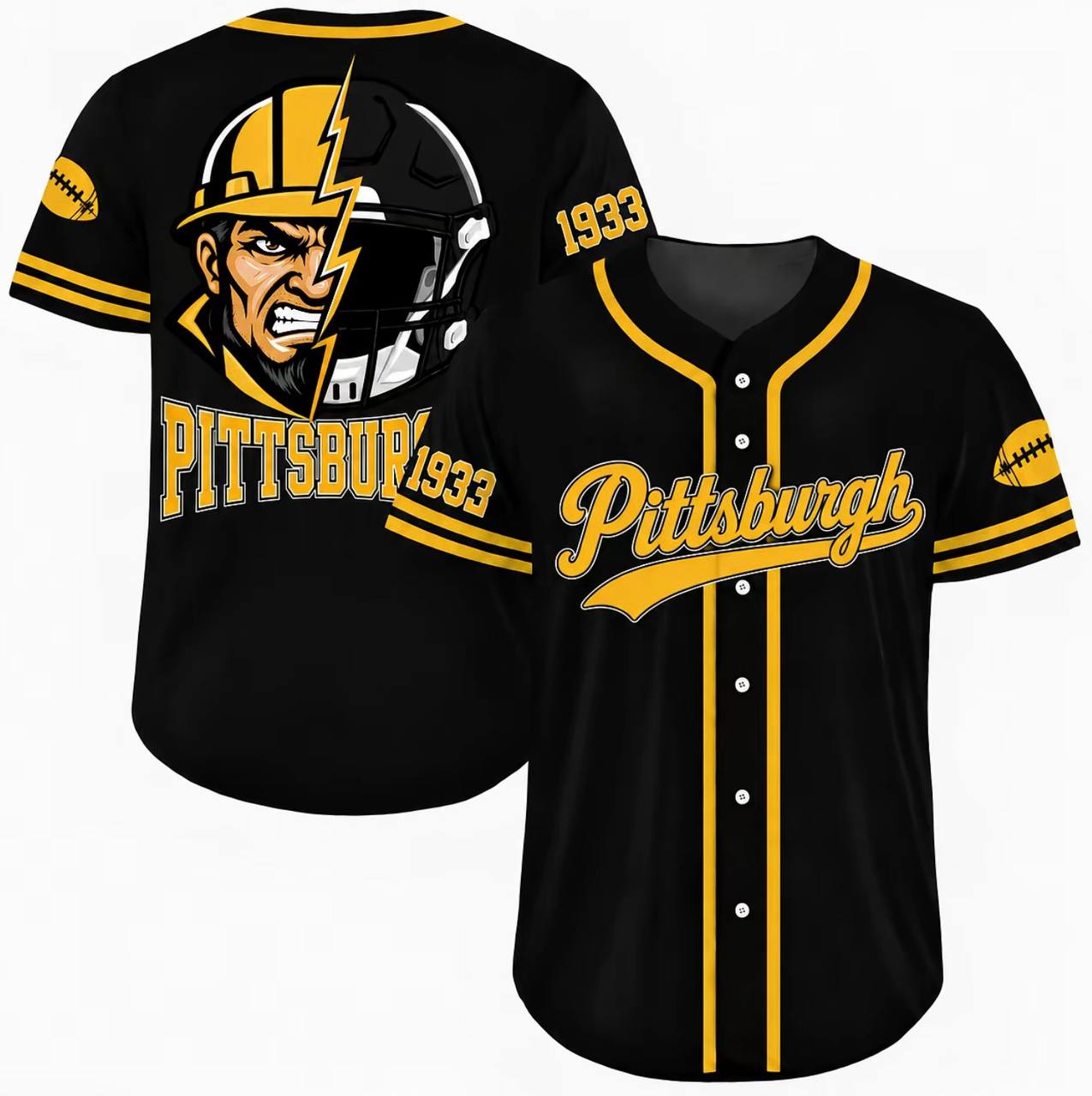 Football Team Baseball Jersey, Game Day Shirt for Football Lover