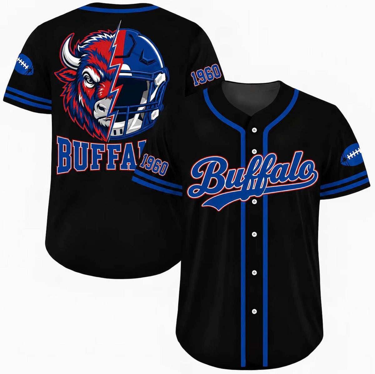 Football Team Baseball Jersey, Game Day Shirt for Football Lover