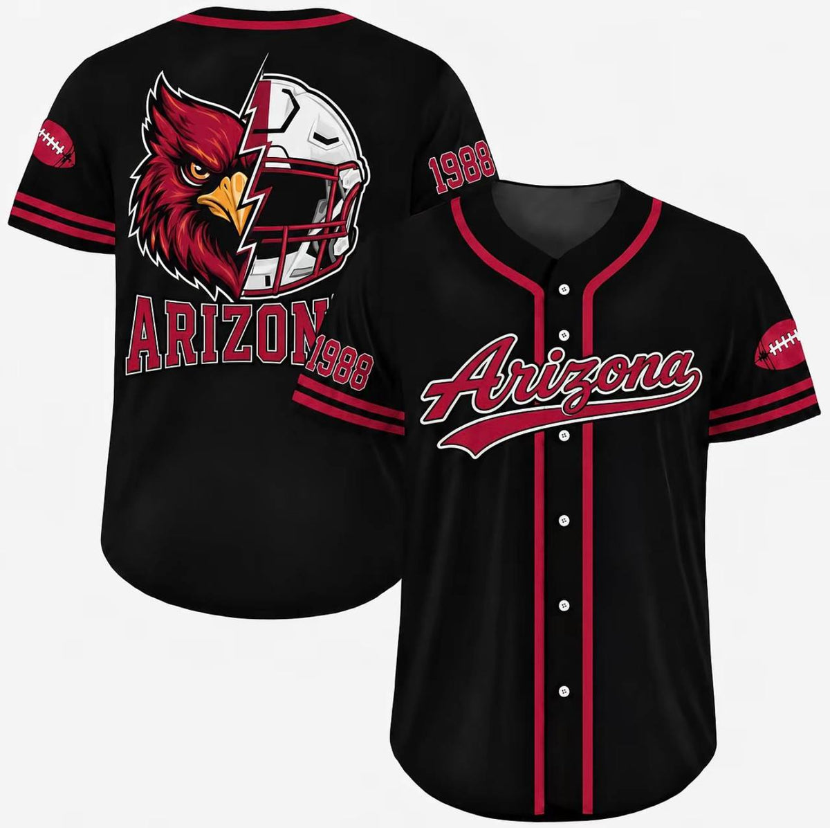 Football Team Baseball Jersey, Game Day Shirt for Football Lover
