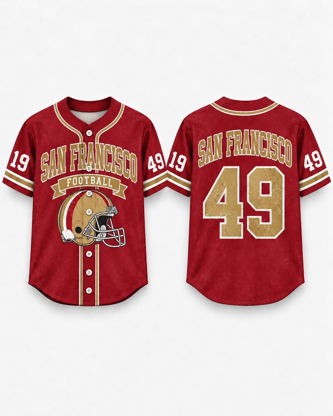 Football Team Baseball Jersey, Game Day Shirt for Football Lover