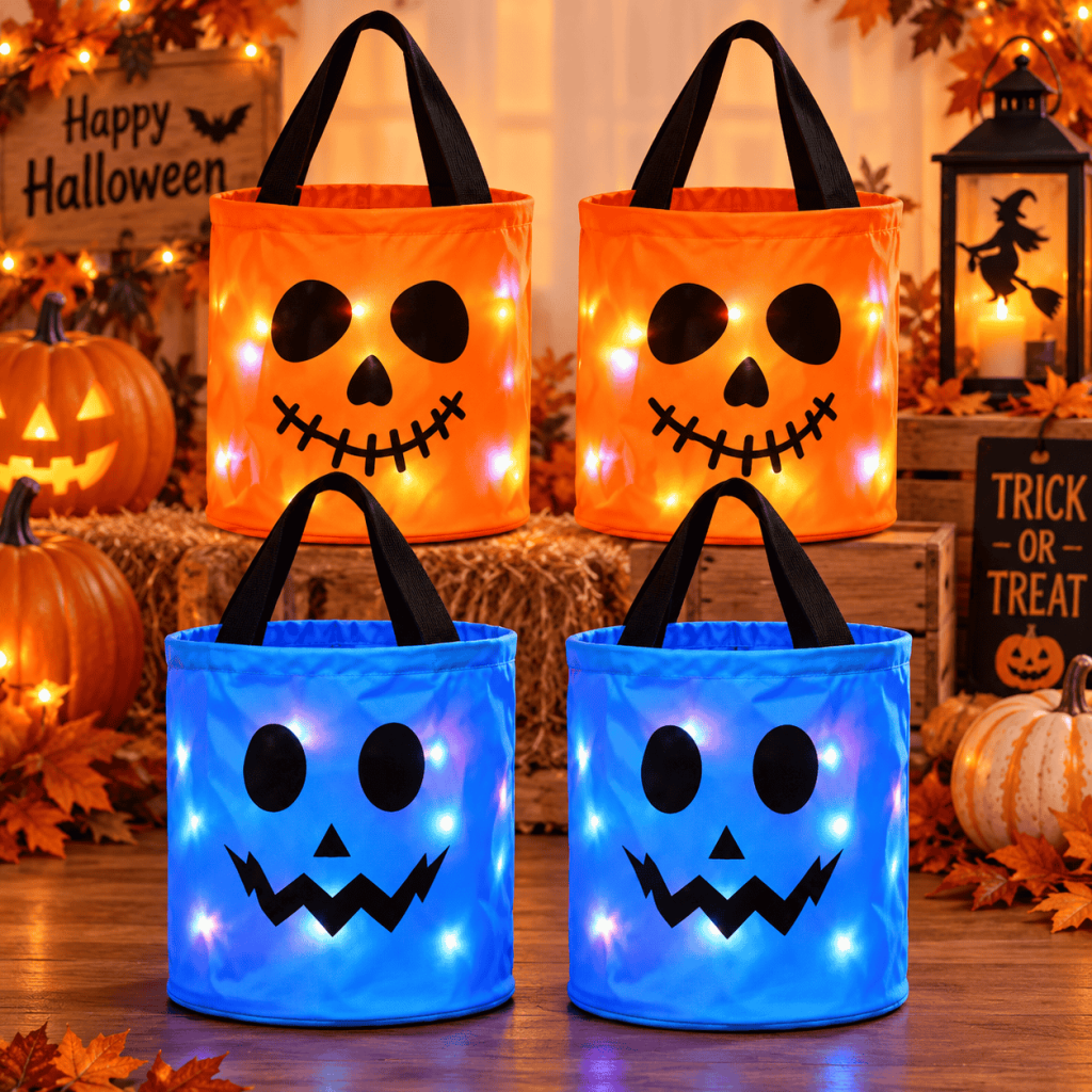 LED Halloween Candy Bucket & FREE SHIPPING